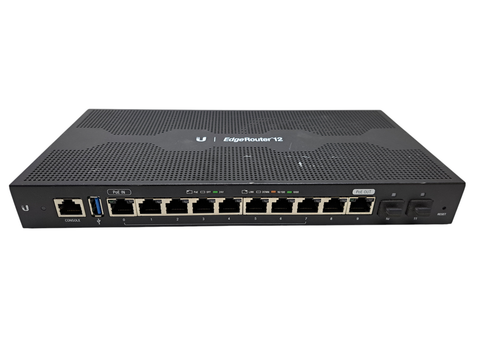 Ubiquiti EdgeRouter 12 ER-12 | 12-Port Gigabit 2x SFP Advanced L2 Router )