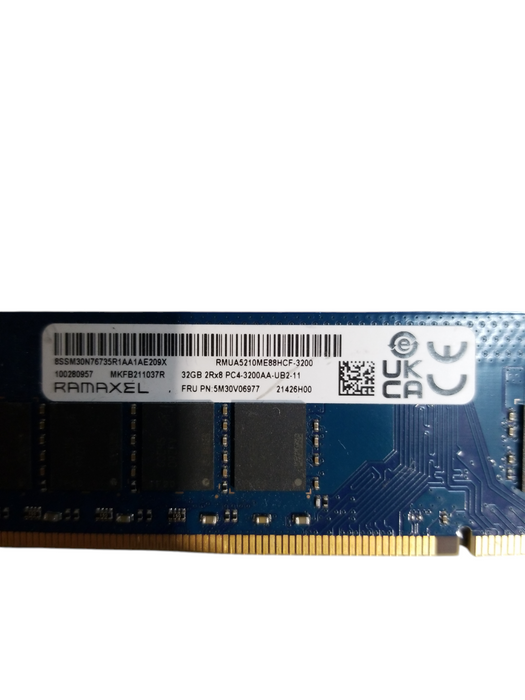 Ramaxel 32GB 2Rx8 PC4-3200AA-UB2-11 Desktop RAM Q