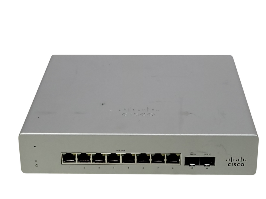 Unclaimed Cisco Meraki MS120-8FP-HW 8-Port PoE Managed Switch _