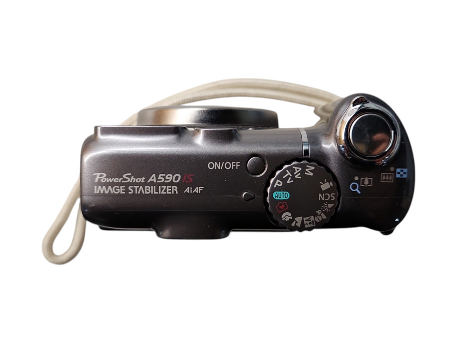 Canon PC1263 PowerShot A590 IS 本体のみ Canon Powershot A590 IS 8 MP 4X Optical Zoom Gray Digital