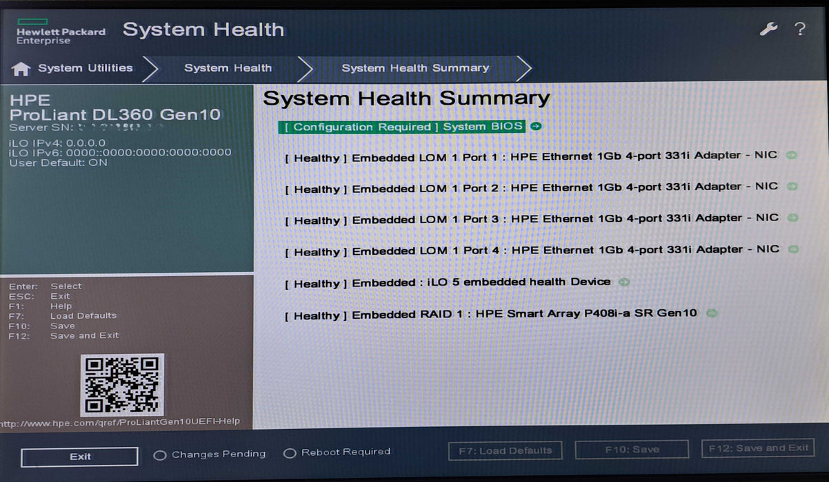HP DL360 Gen10 | Xeon Bronze 3104 @1.70GHz, 64GB DDR4, 4x 8TB SAS, P408i-a