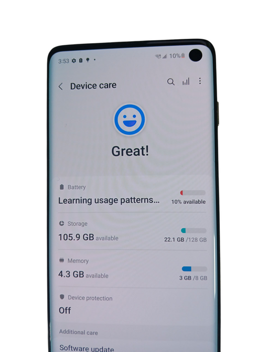Samsung Galaxy S10 - 128GB - Prism White [SM-G973W]