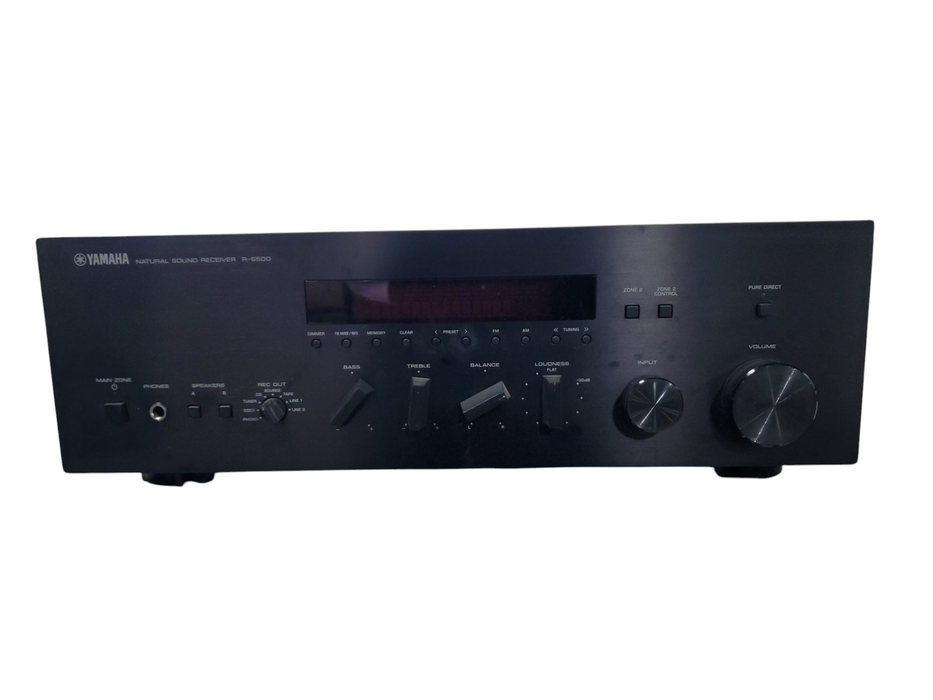 Yamaha R-S500 Natural Sound Stereo Receiver 75W/channel Tested With Remote