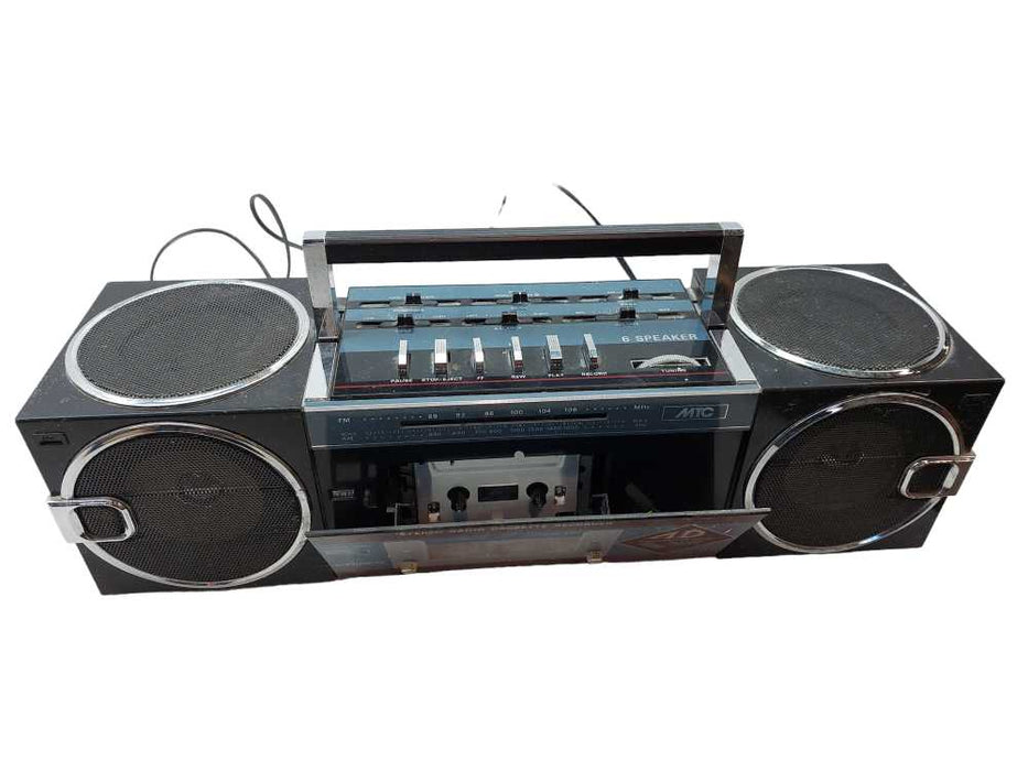 MTC AM/FM Stereo Radio Cassette Recorder Model: MS-2800B  4D Speakers  =