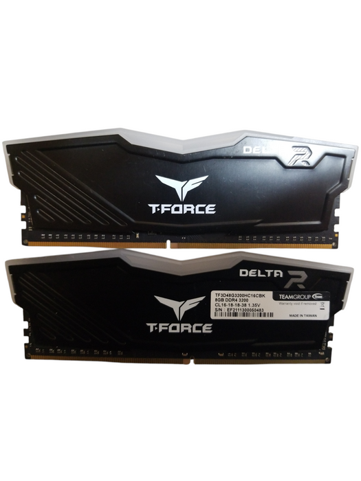 TeamGroup DELTA RGB 16GB (2x8GB) RAM DDR4 3200MHz TF3D48G3200HC16CBK