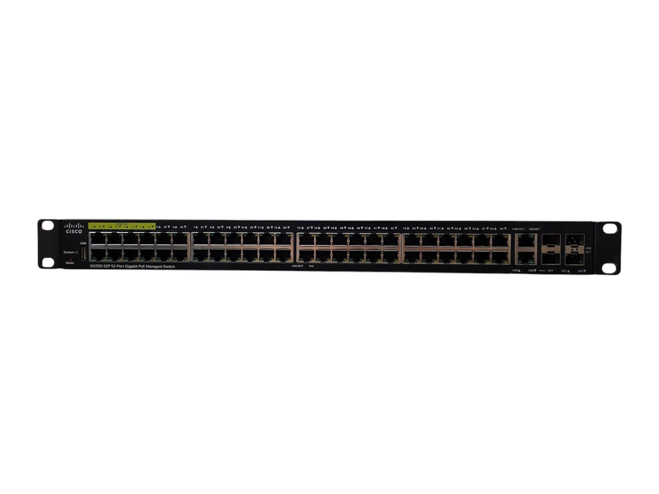 Cisco SG350-52P-K9 52-Port Gigabit PoE Managed Ethernet Switch