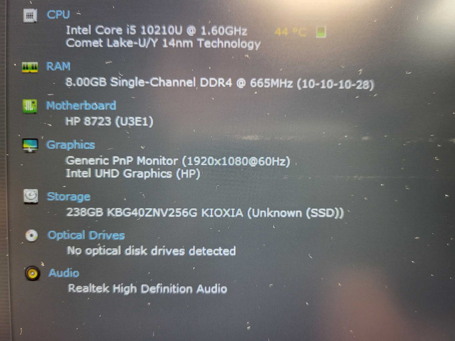 HP EliteBook 840 G7 Core i5-10210U@1.6GHz 8GB RAM 256GB SSD $ Lap200