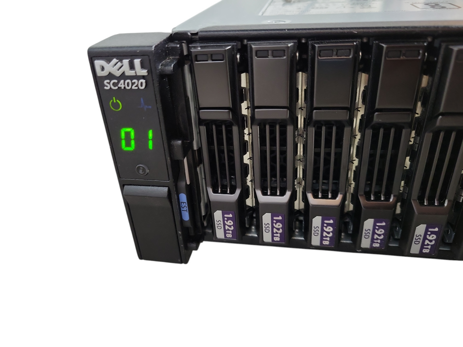 Dell Compellent SC4020 24x 2.5" Storage Array 2x 10G-iSCSI-2 Storage Contro !