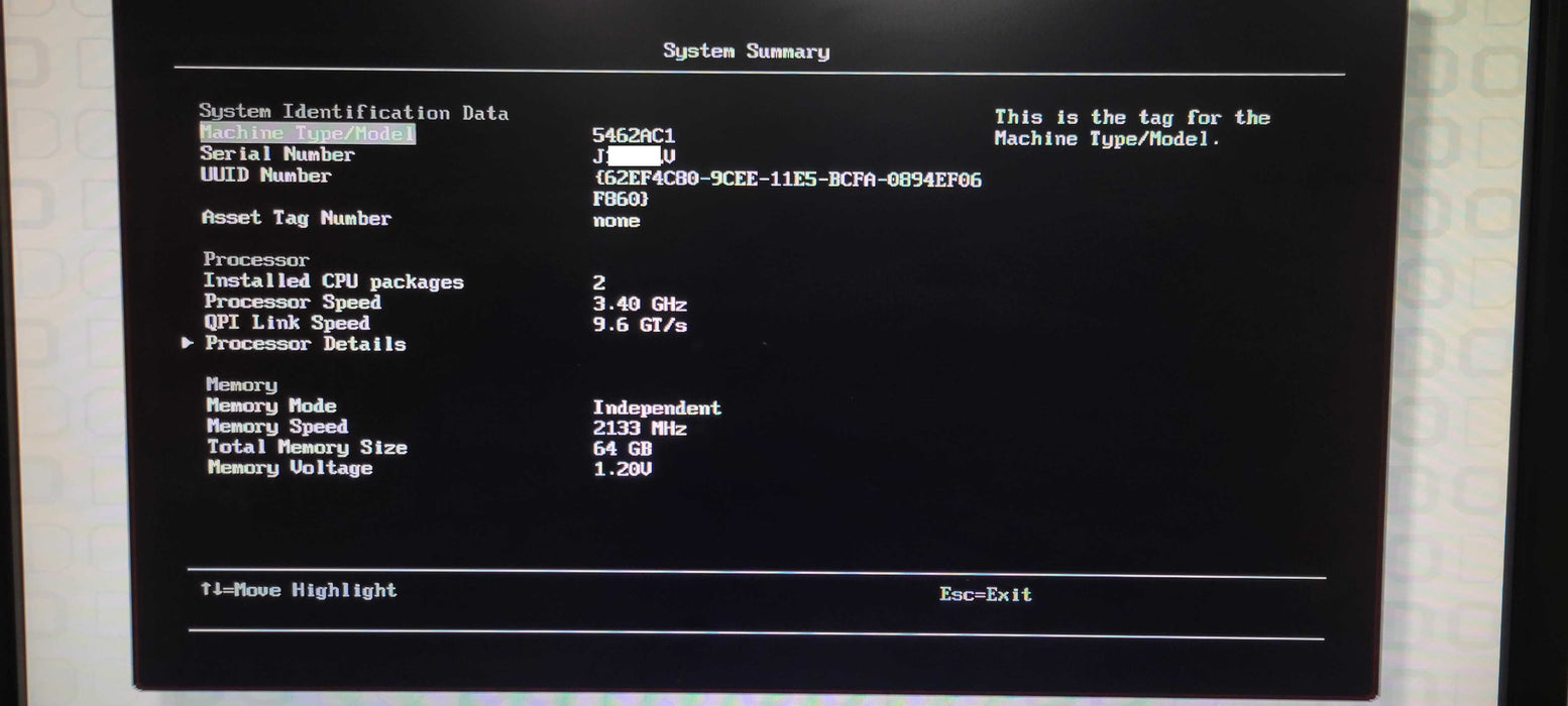 System x3650 M5, 2x Xeon E5-2643v3 3.4GHz, 64GB RAM, 10x 1.2TB HDDs, 2x PSU _