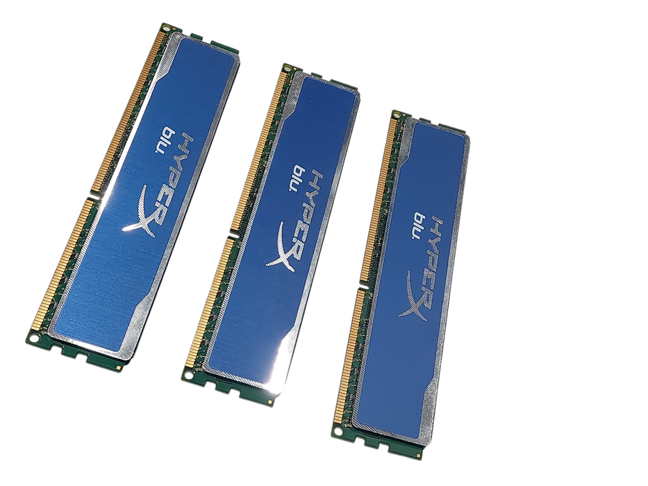 3 - Kingston Hyper X Blu KHX16C10B1K2/16X  8GB DDR3   24GB Total  =