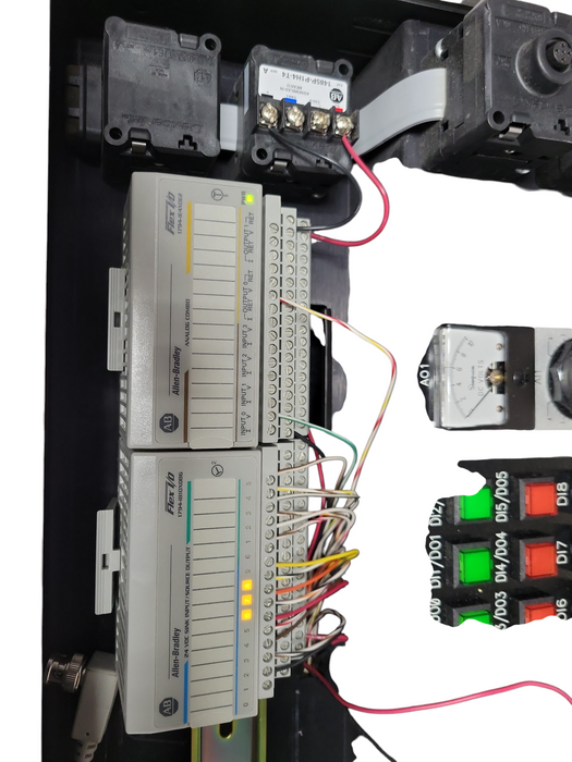 Industrial equipment Case with Allen bradley devices installed, See detail _