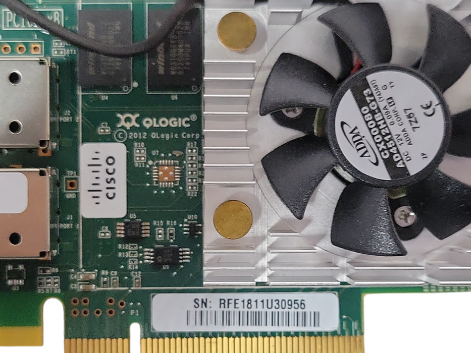 Cisco QLE2672-CSC Dual-Port 16Gbps Fibre Channel PCI-e Adapter, FH Bracket !
