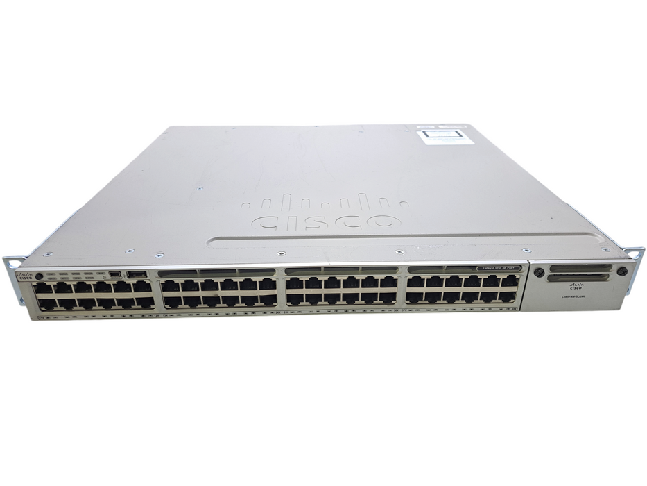 Cisco WS-C3850-48P-S V03 | 48-Port Gigabit PoE+ Switch | 1x 715W PSU