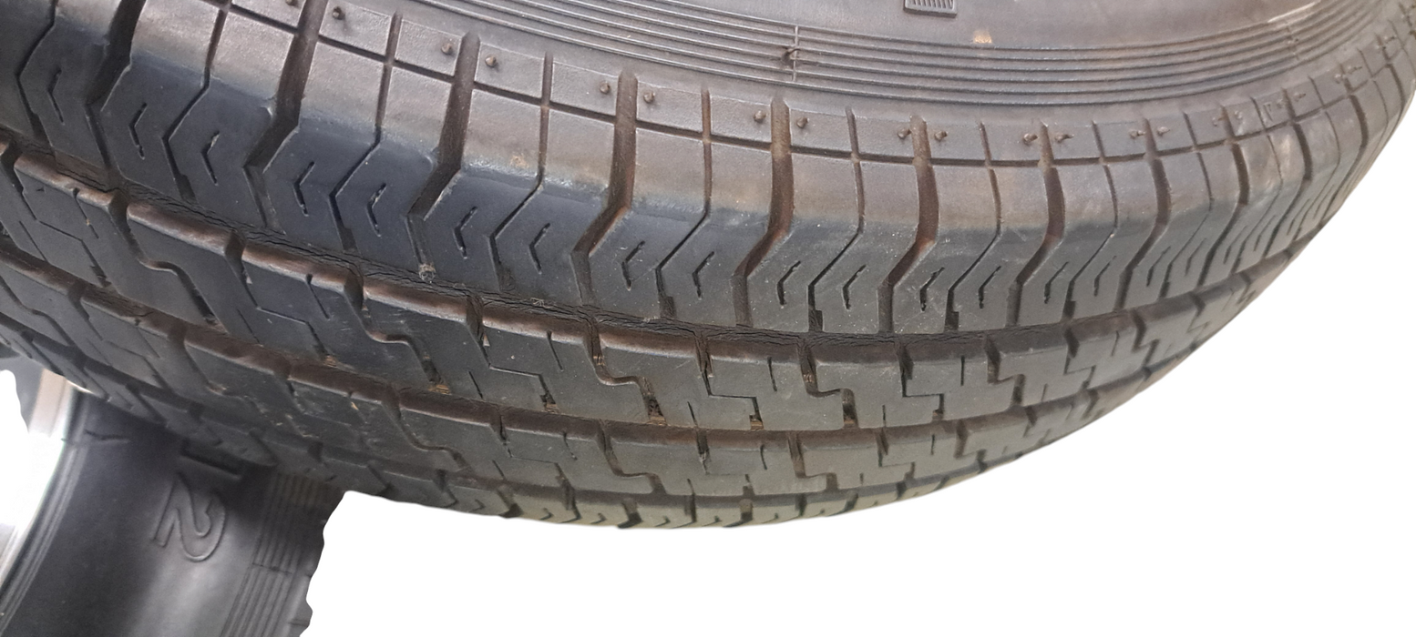 Loadstar Karrier ST145R12 Trailer 12x4 5-spoke wheel 5x4.5 Bolt pattern Tire Q