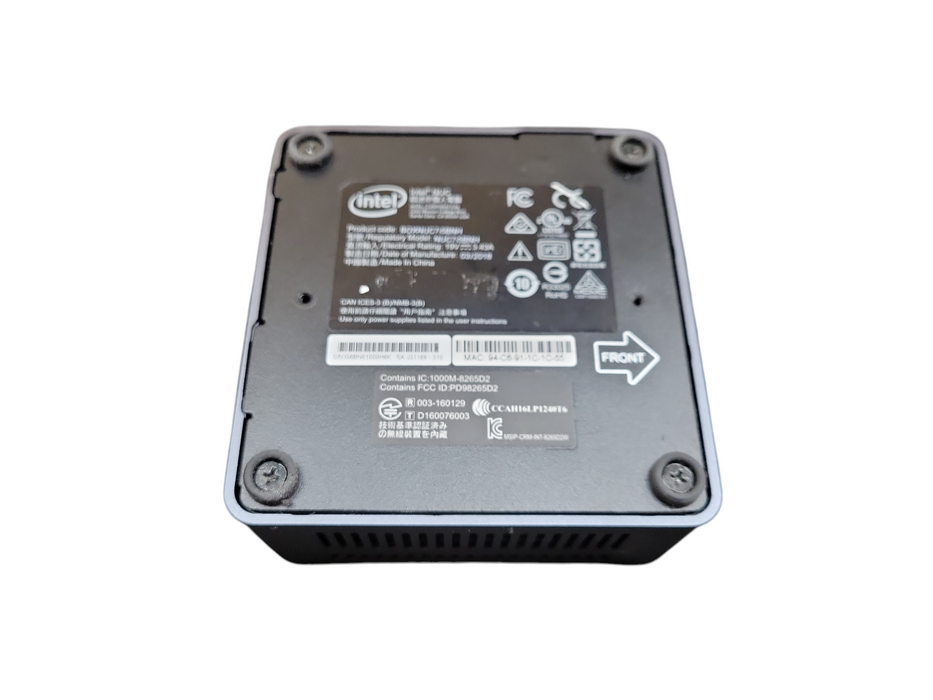 Intel Mini PC NUC NUC7i5BNB Core i5-7260U @2.20GHz 8GB DDR4 RAM, 256GB SSD !