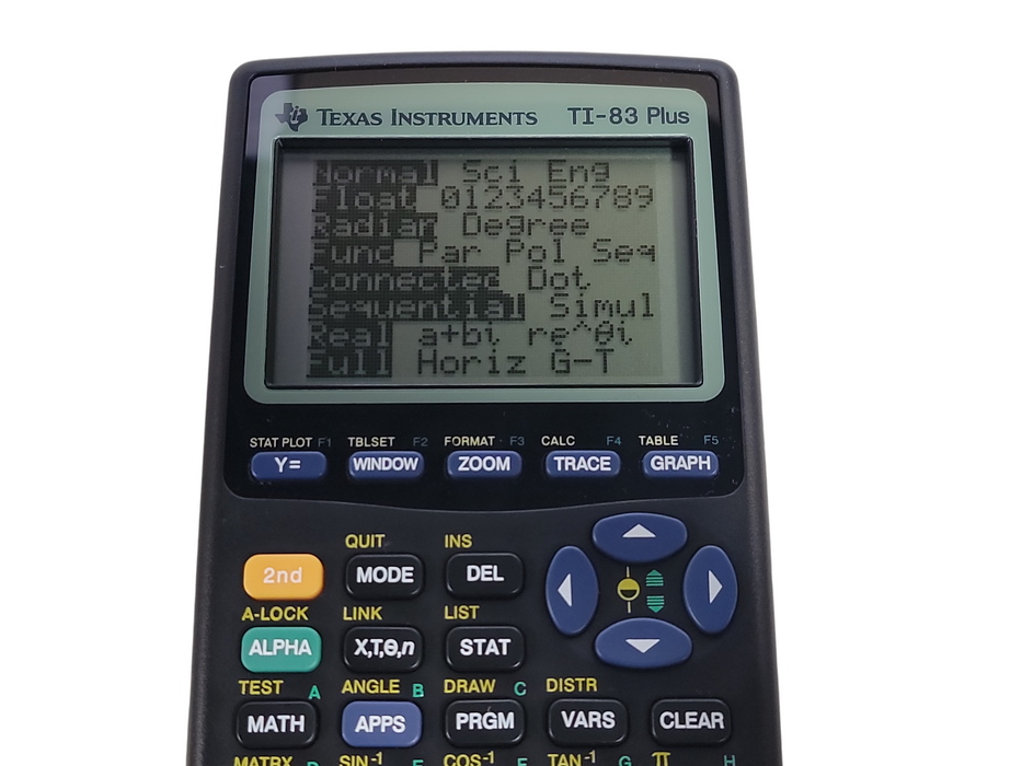 Texas Instruments TI-83 Plus Graphing Calculator Q(