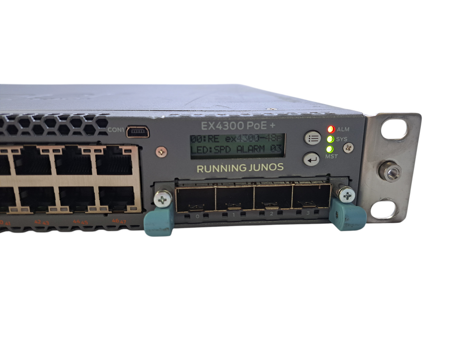 Juniper EX4300-48P | 48-Port Gigabit PoE+ Managed Switch w/ 4x 10G SFP+ Mod Q)