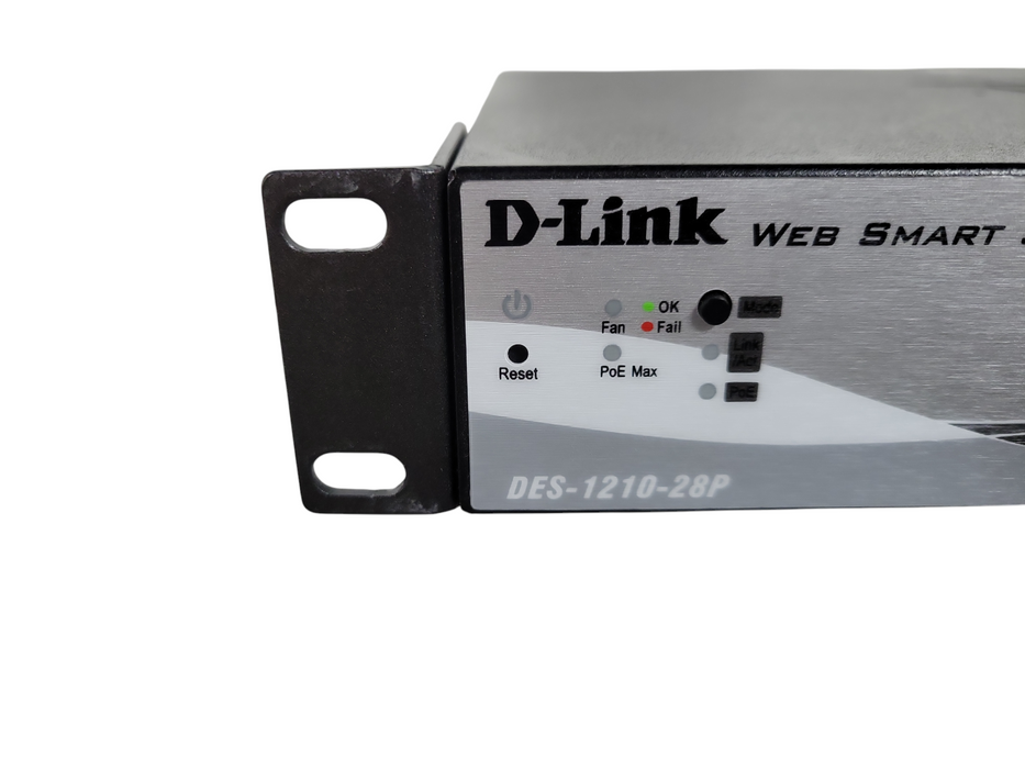 D-LINK DES-1210-28P 28 Port Fast Ethernet Web Smart PoE Switch !