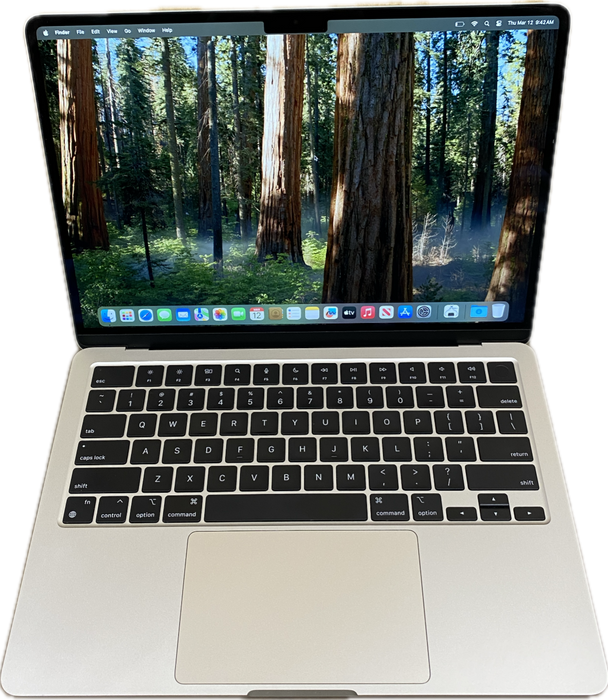 Apple MacBook Air 13 M2 2022 Silver 8GB RAM 256GB SSD No Power Adapter