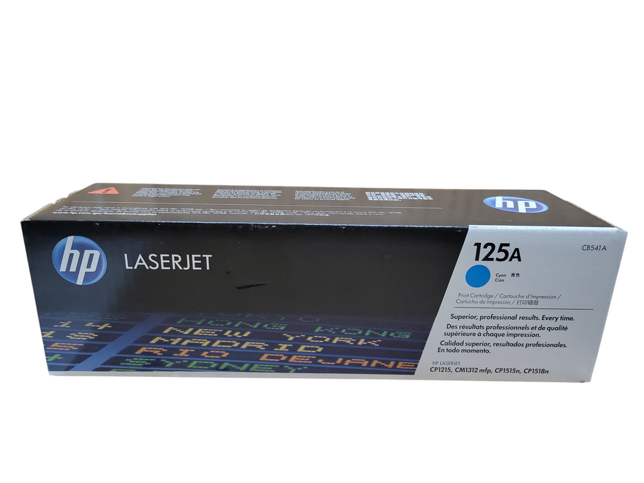 HP 125A (CB541A) Cyan Toner Cartridge CM1312/CP1215 CP1515N !