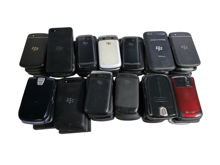 Lot of 65x Blackberry Phones [Untested] (