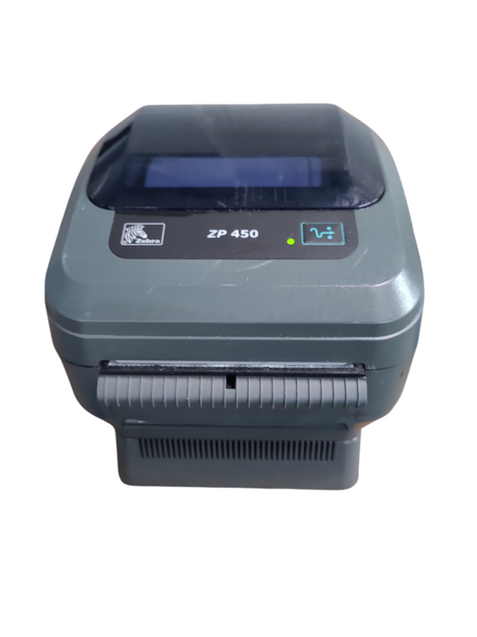 Zebra ZP 450 Thermal Printer w/ Power Adapter Tested