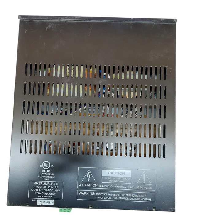 Toa Mixer Amplifier BG-235