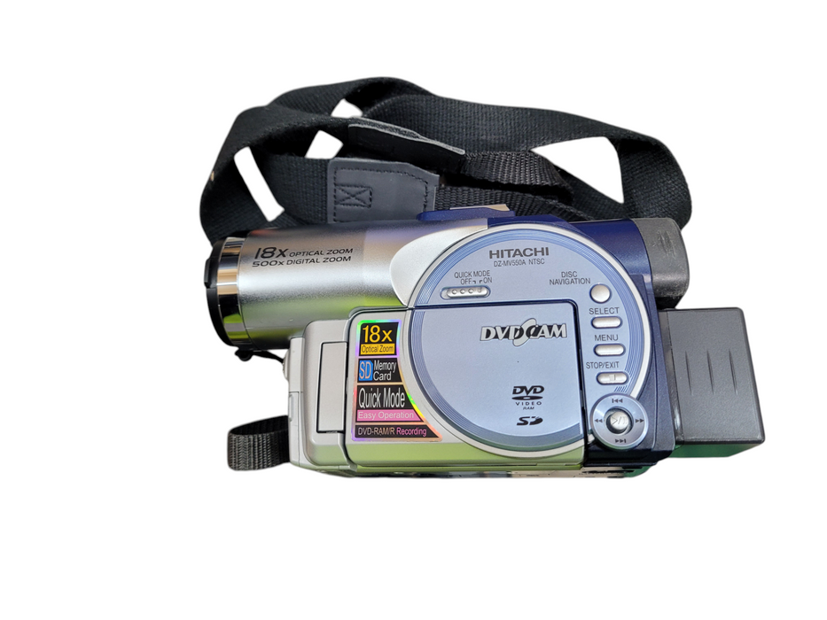 Hitachi DZ-MV550A DVD Camcorder with 18x Optical Zoom (IOB)