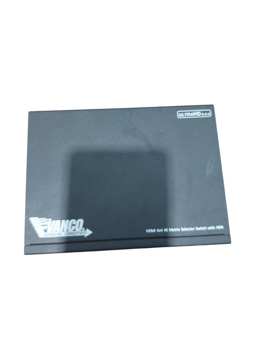 Vanco HDMI® 4×4 4K Matrix Selector Switch with HDR
