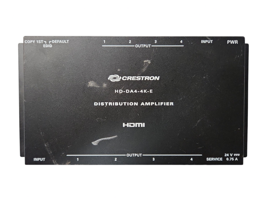 Crestron HD-DA4-4K-E HDMI 4 Channel Distribution Amplifier