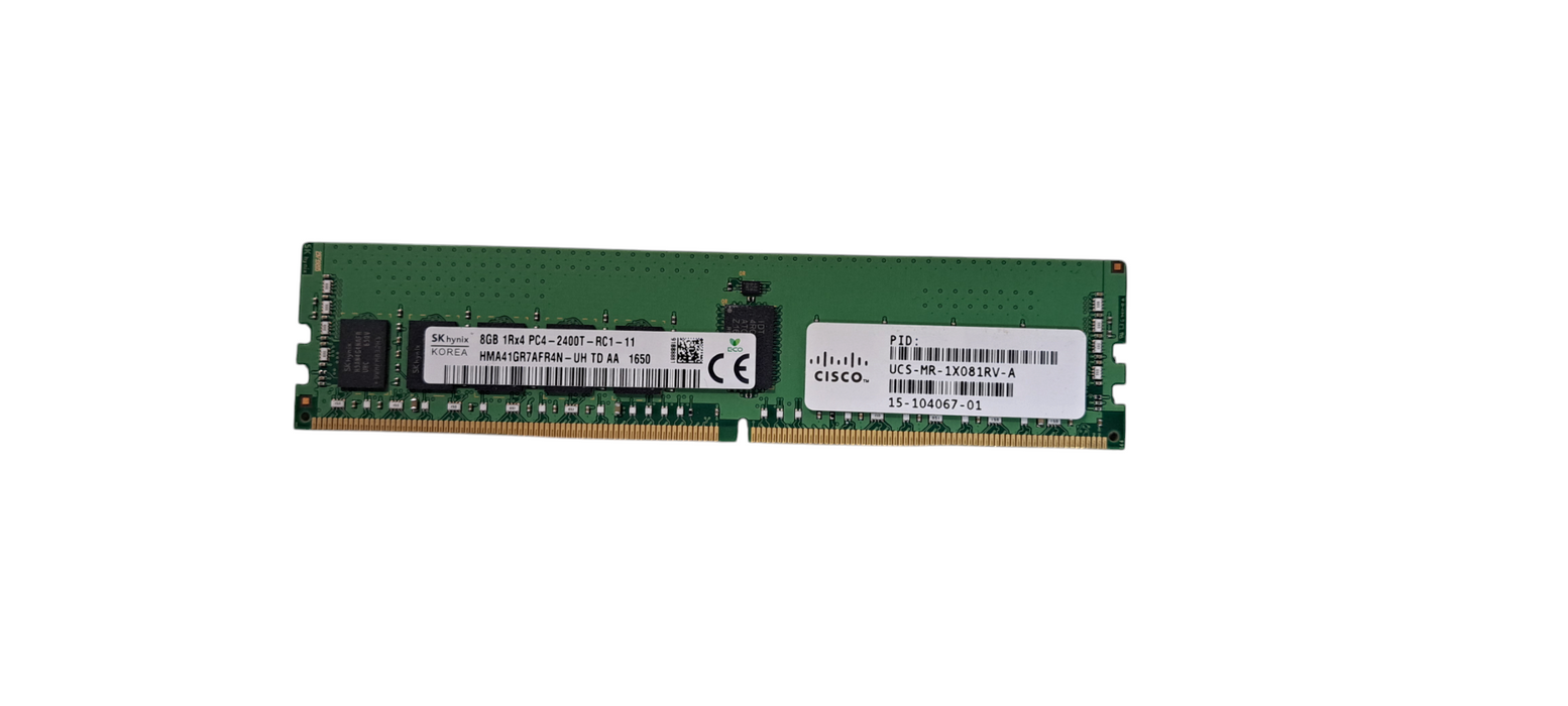 SK Hynix 8GB DDR4-2400 (PC4-19200) ECC Registered RDIMM – HMA41GR7AFR4N-UH Q