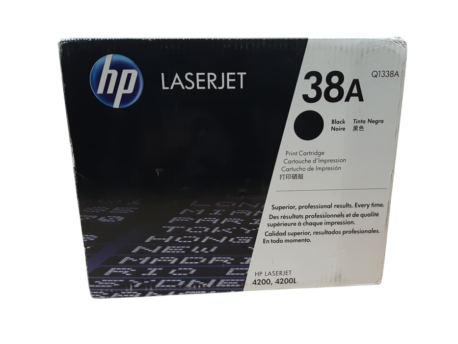 NEW Genuine HP LaserJet 38A Q1338A Print Cartridge - Black