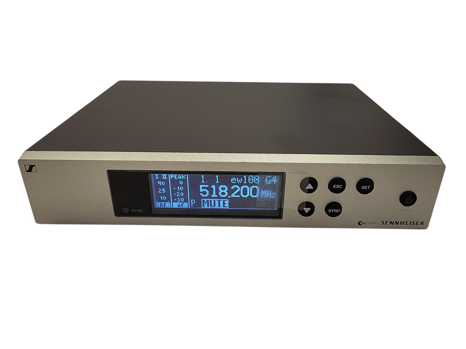 Sennheiser EM100 G4 Diversity Wireless Mic Receiver A band 516-558 MHz EW100 No AC $