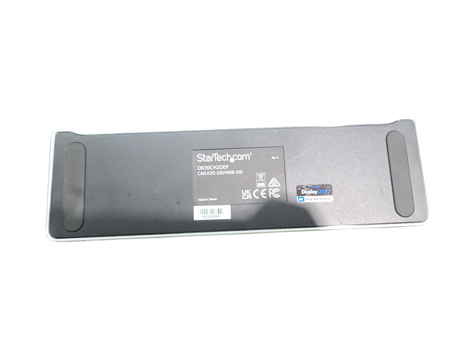 Lot 2x StarTech DK30CH2DEP Triple 4K Monitor USB-C Dock