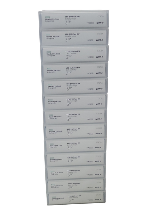 Lot of 13x New HPE LTO-5 Ultrium 3TB RW Tape Data Cartridge C7975A _