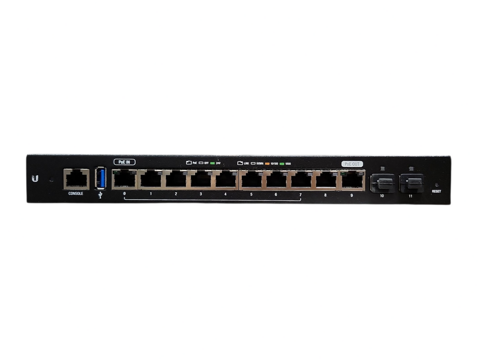 Ubiquiti EdgeRouter 12 ER-12 10-Port Gigabit Router