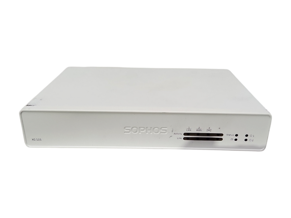 Sophos XG115 Rev 3, 4-Port Gigabit Firewall Appliance, Factory Reset