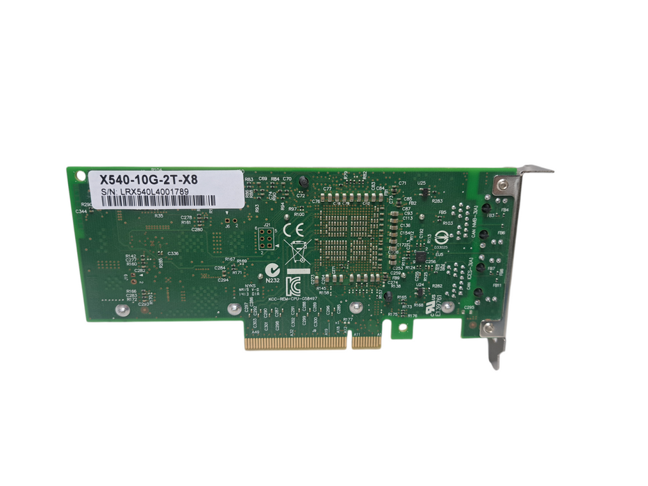 Intel / Lenovo x540-T2 Dual Port 10GbE RJ45 Low Profile Network Card )