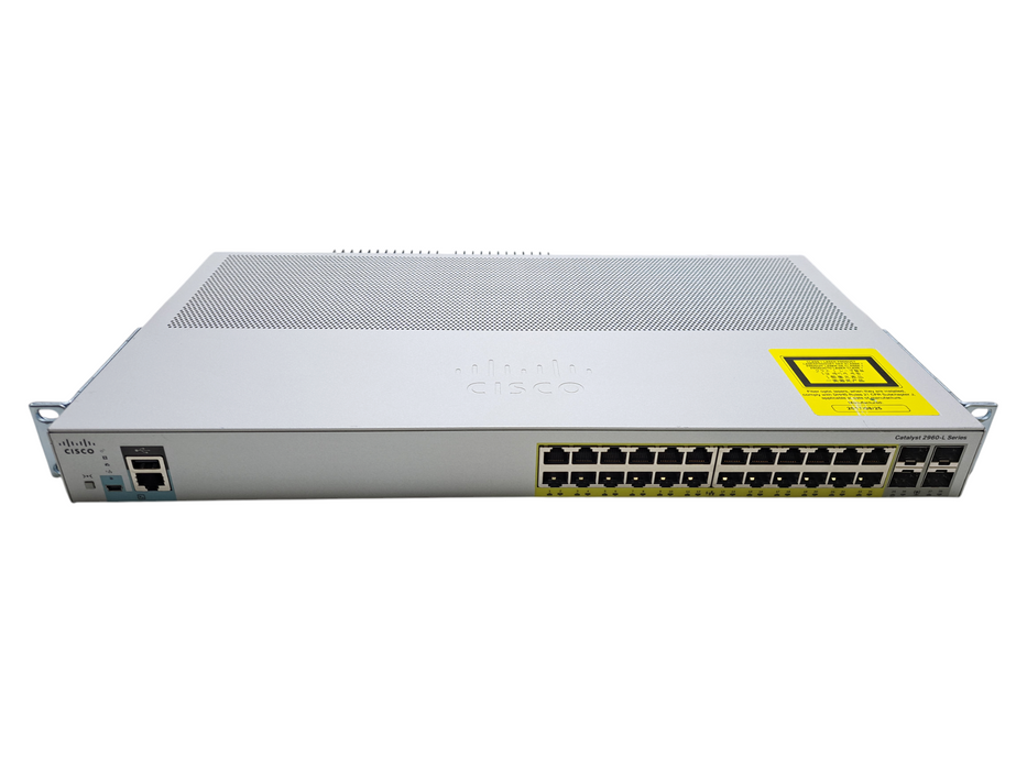 Cisco WS-C2960L-24PS-LL | 24-Port Gigabit PoE+ Silent Managed Switch )