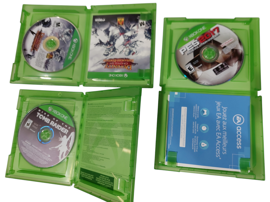 4 Video Games Bundle 3 Xbox One , 1 PS4  =