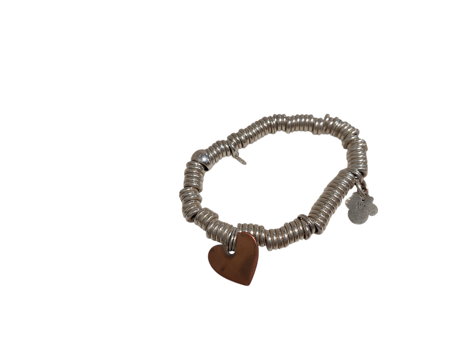 S925 Sterling Silver LINKS of London Charm Bracelet Weight of 55grams  =