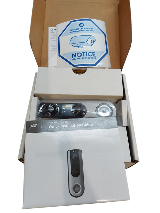LOT 2x ADT Pulse Wireless HD Doorbell Camera – DBC835