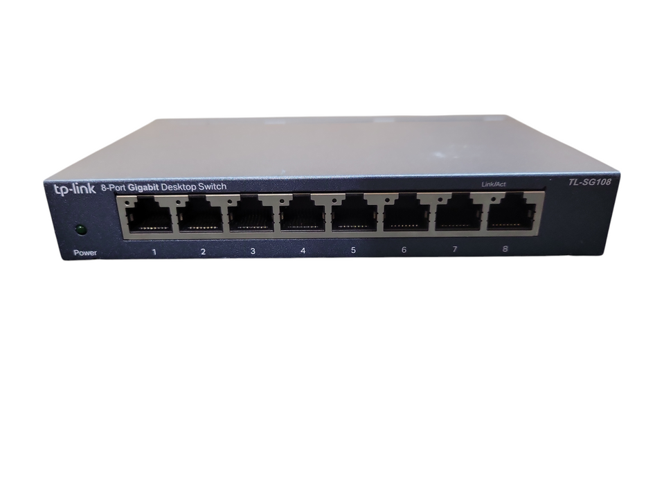 TP-Link (TL-SG108) 8-Port 10/100/1000Mbps Desktop Switch !