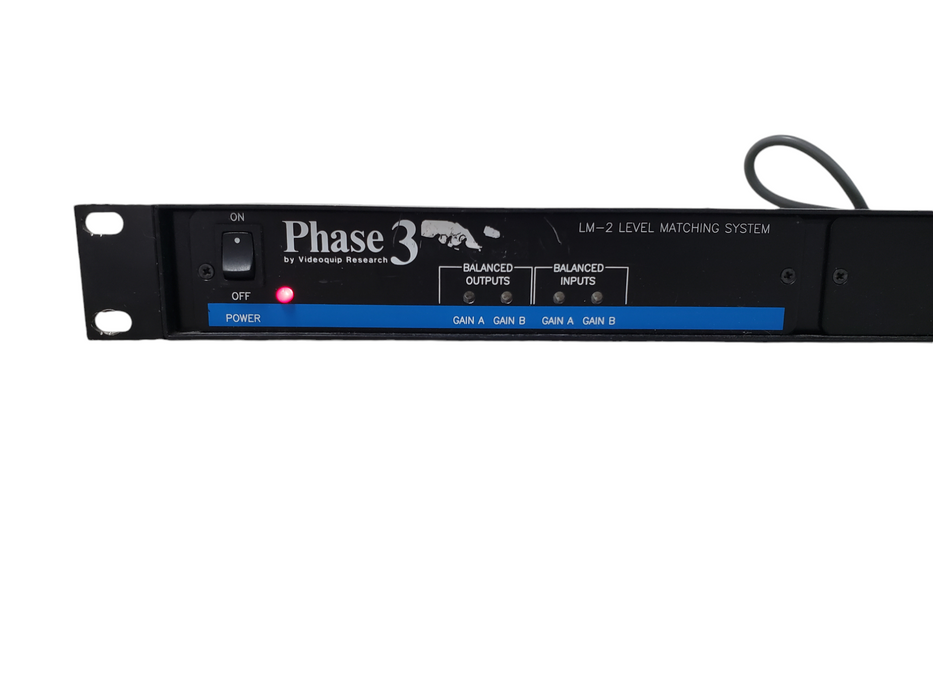 VIDEOQUIP Phase 3 LM-2 LEVEL MATCHING SYSTEM LM-2/R2 Matchbox