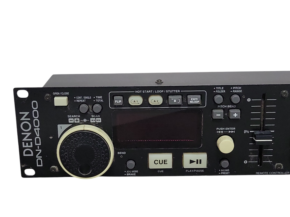 Denon DN-D4000 MP3 Dual CD Player DJ with controller, READ _