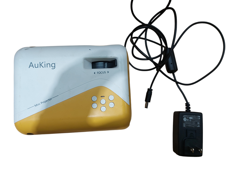 Mini Projector, AuKing 1080P Supported Outdoor Projector, 50% Zoom