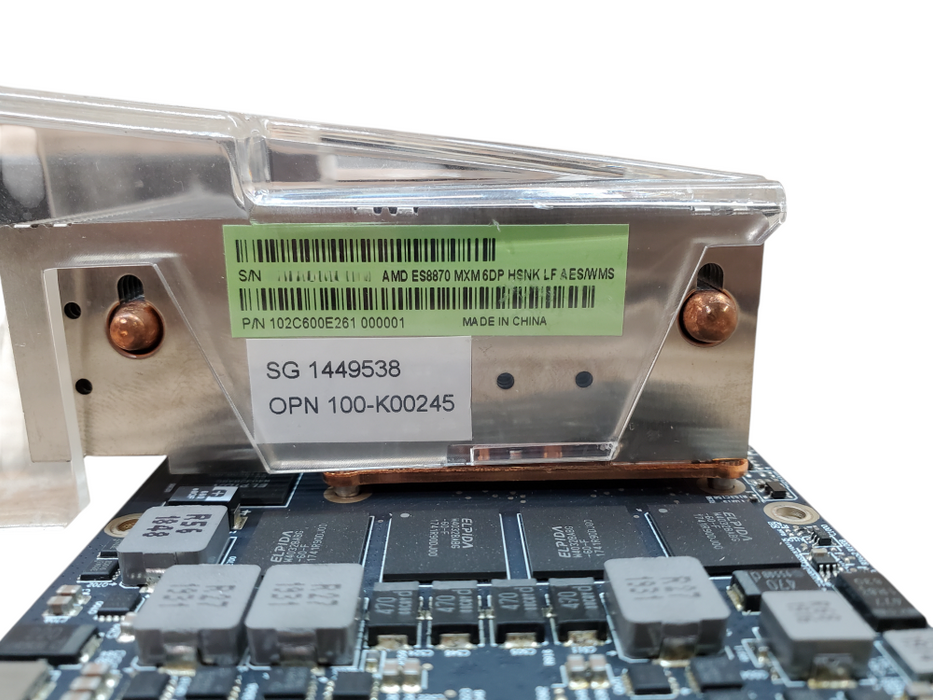 AMD Radeon ES8870 Embedded 5GB GDDR5 MXM 6DP HSNK GPU