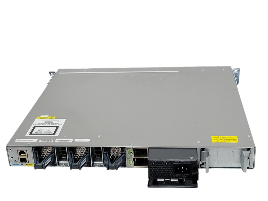 Cisco WS-C3850-48F-L 48-Port PoE 3850 Switch 1100W AC LAN Base _