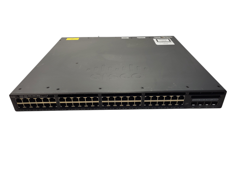 Cisco WS-C3650-48FD-E Ethernet PoE+ 2x10G Uplink ports 1x PSU $