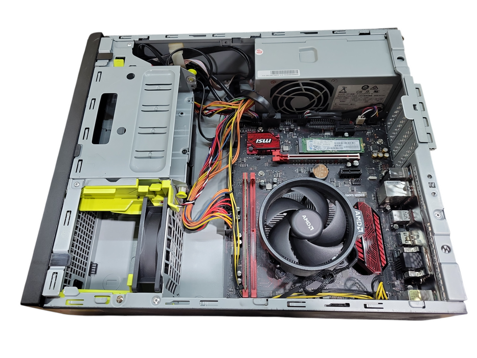 Custom PCI MSI B350M AMD Ryzen 3 2200G 8GB RAM 256GB NVMe !